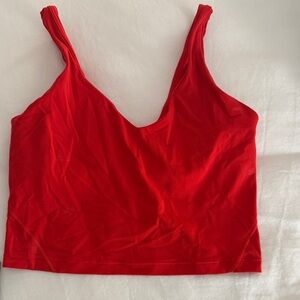 lululemon athletica Red Women's Top